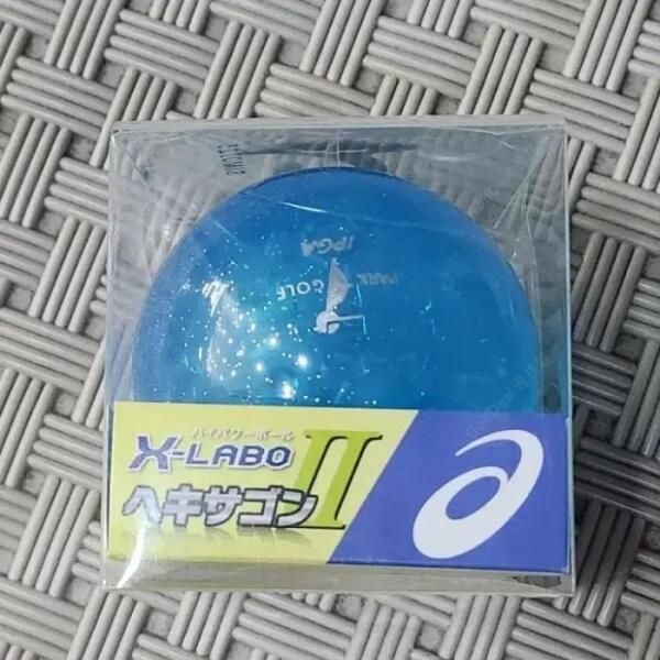 ASICS 아식스 4피스 4겹 파크골프공 파랑색 블루 파크공 1개