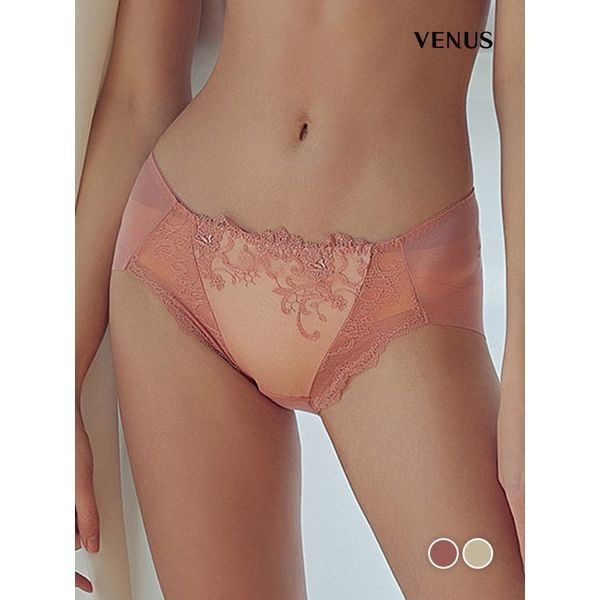 비너스 [하프클럽]시그니처 튤 레이스 팬티 2컬러(VSETP631)