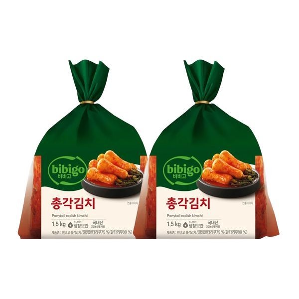 CJ제일제당 [하프클럽]비비고 총각김치 1.5kg x2개
