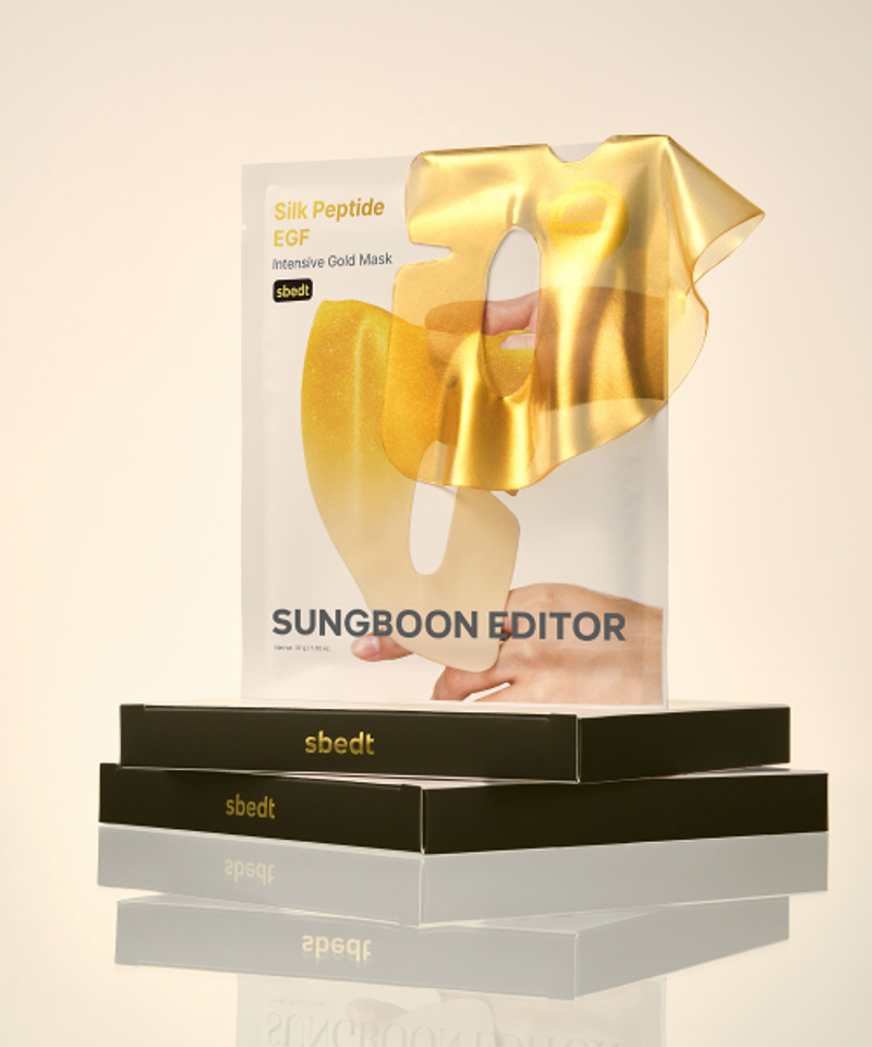 매장정품 SUNGBOONEDITOR 실크 펩타이드 EGF 인텐시브 골드 마스크 (4매)