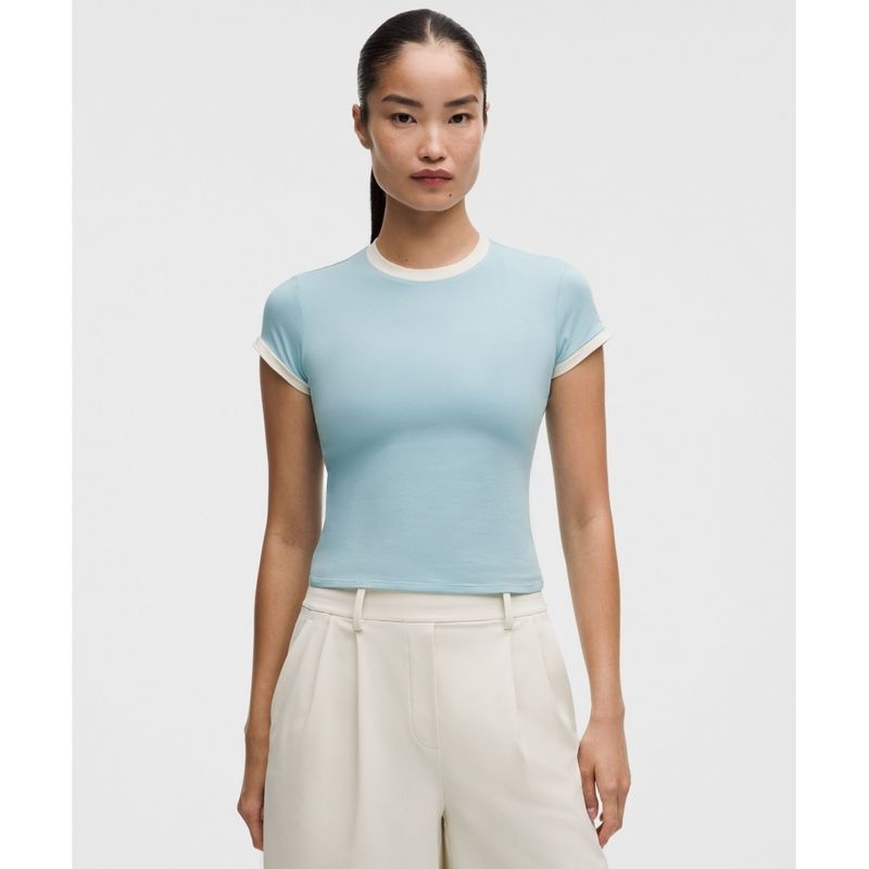 룰루레몬 LULULEMON 코튼 링거 베이비 티 *코트사이드 SEAF LTIV LW3KGXS-076759 274196