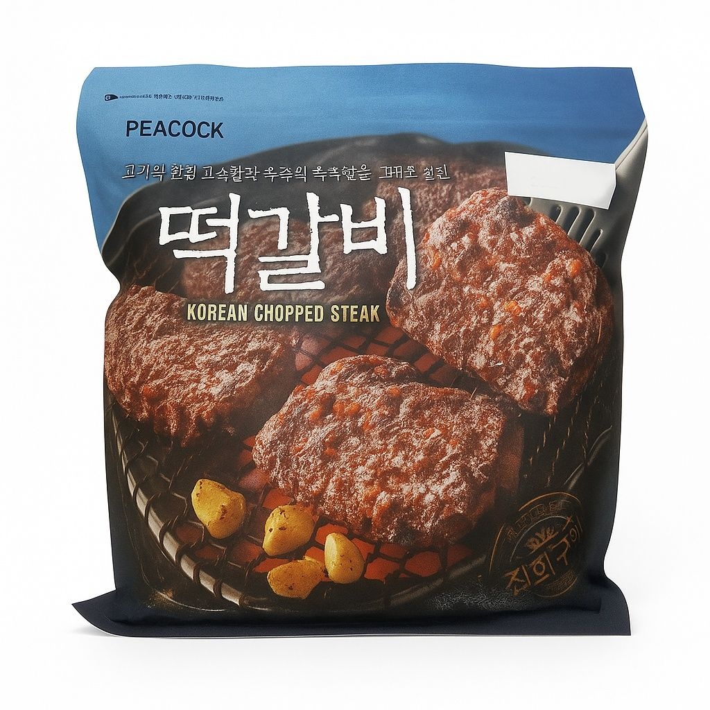피코크 떡갈비 450g 6개