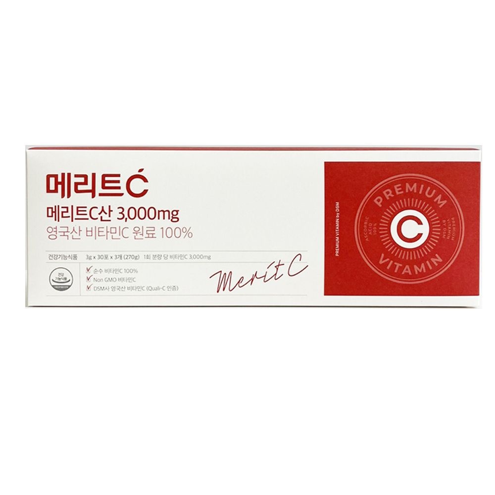 휴온스N 휴온스 메리트C 메리트C산 비타민C 3000mg 90포 x 2박스