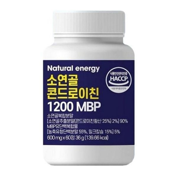 [하프클럽]내추럴에너지 소연골 콘드로이친 1200 MBP 600mg x 60정