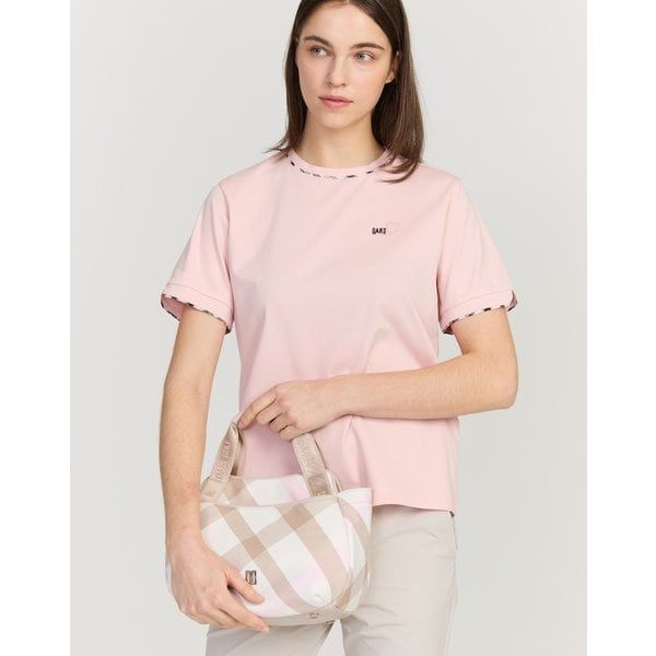 닥스골프 [26SS [ONLINE EXCLUSIVE 핑크 빅체크 자가드 미디움 토트백 DNGF6E904P2 516002