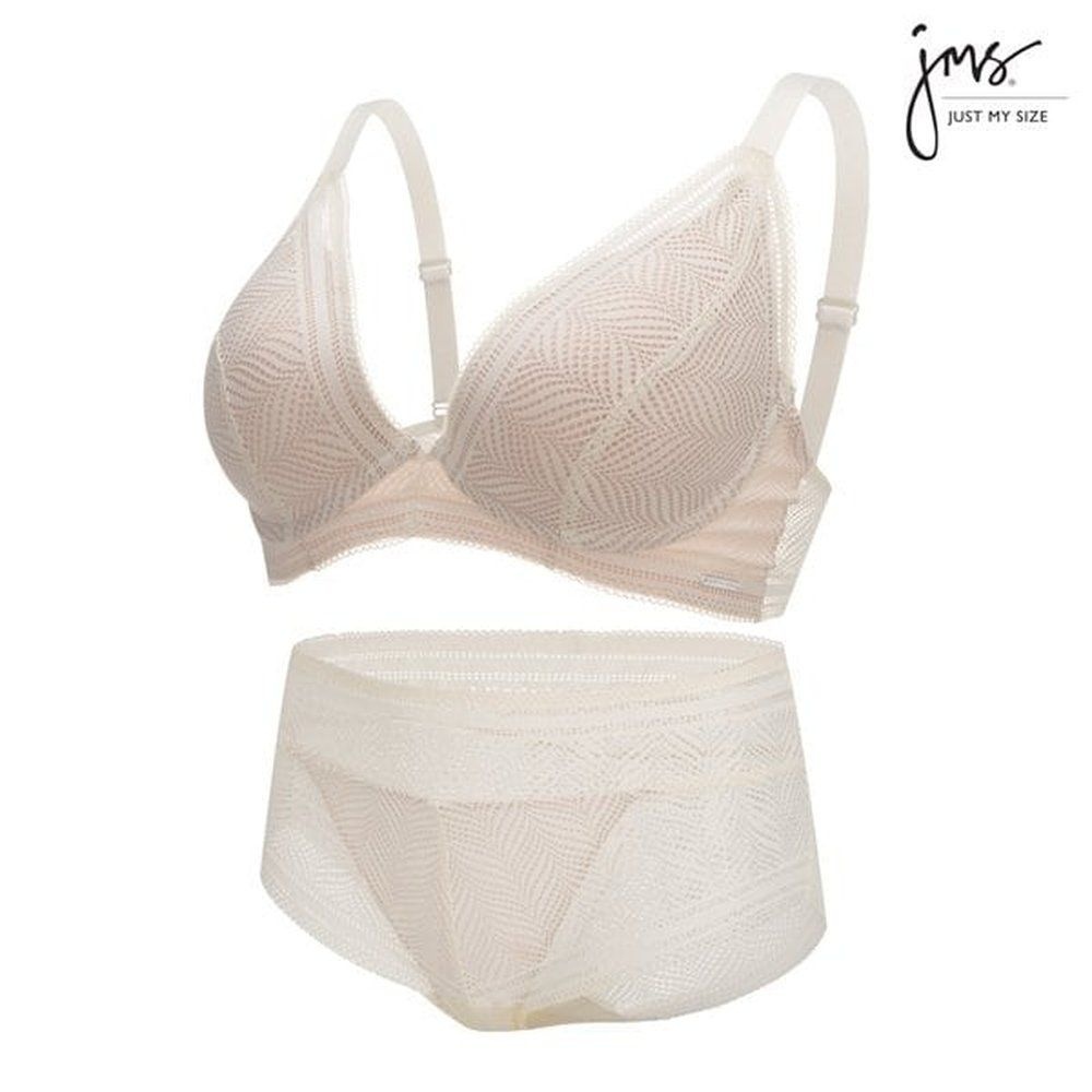 원더브라 WONDERBRA 저스트마이사이즈 마란타 와이어 큰컵 브라팬티 2종세트 라이트크림 JOW4N04T 1000853803455