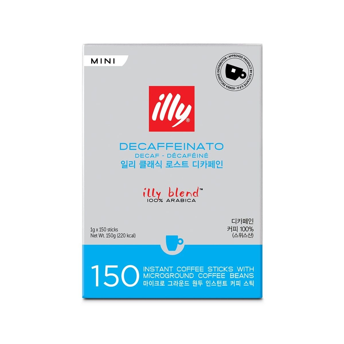 일리 클래식 로스트 디카페인 미니 커피스틱 1g x 150스틱