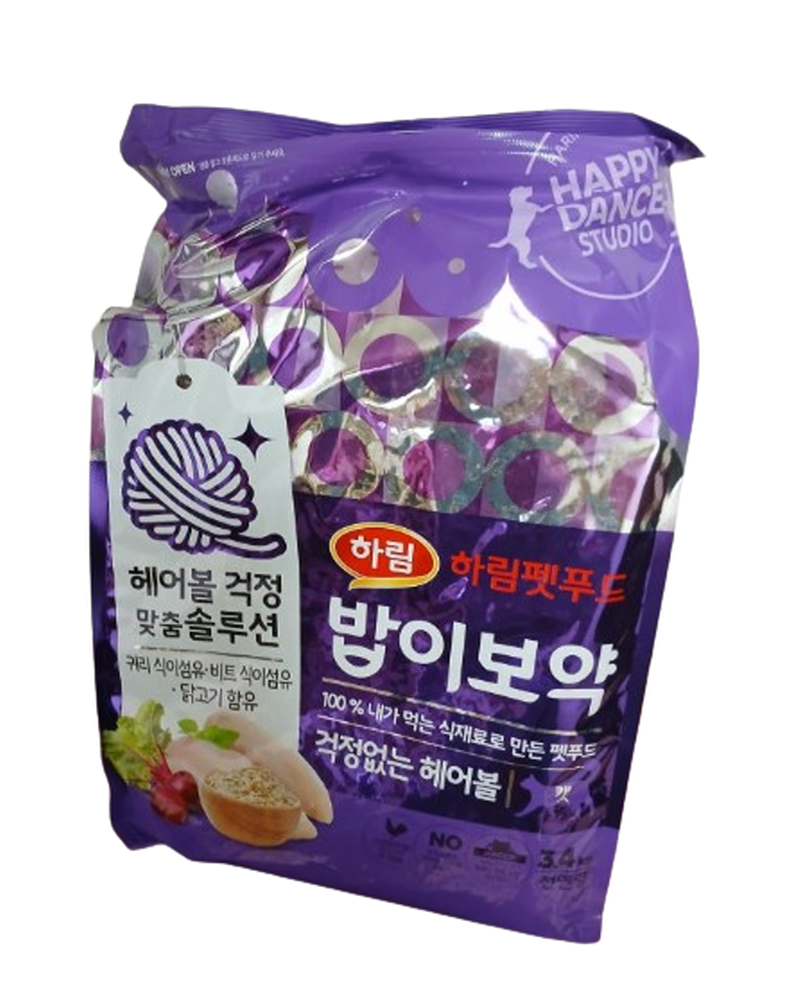 하림 밥이보약 CAT 걱정없는 헤어볼 3.4kg x 2개