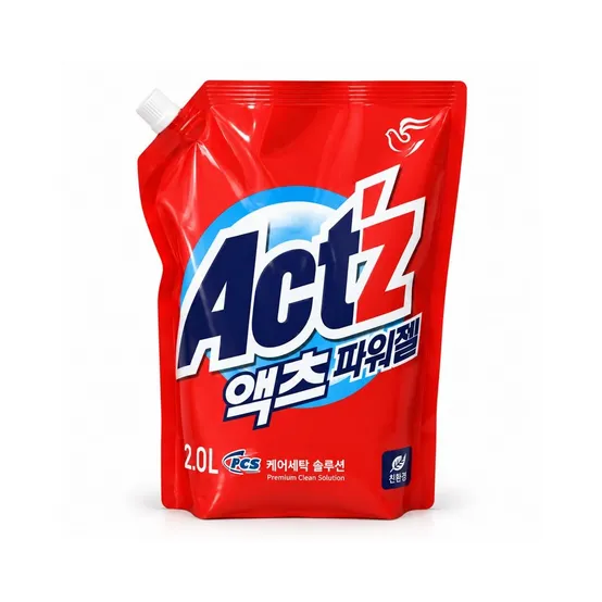 피죤 액츠 파워젤 세탁세제 일반용 리필 2L X 6개