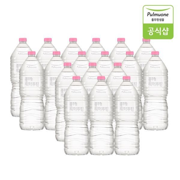 풀무원샘물 [보리보리]워터루틴 생수 2L X 18병 무라벨