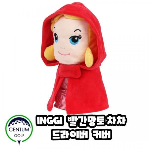 [패션플러스][기타 BRAND]INGGI 빨간망토차차 헤드커버 늑대와소녀 인형 드라이버커버 골프용품 TA2935958