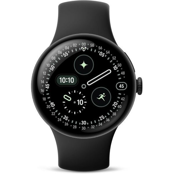 Google [해외] 구글 픽셀 워치 4 41mm 운동 모니터링 수면 추적 안드로이드 스마트워치 30시간 배터리 피트니스 트래킹 AI 무광 블