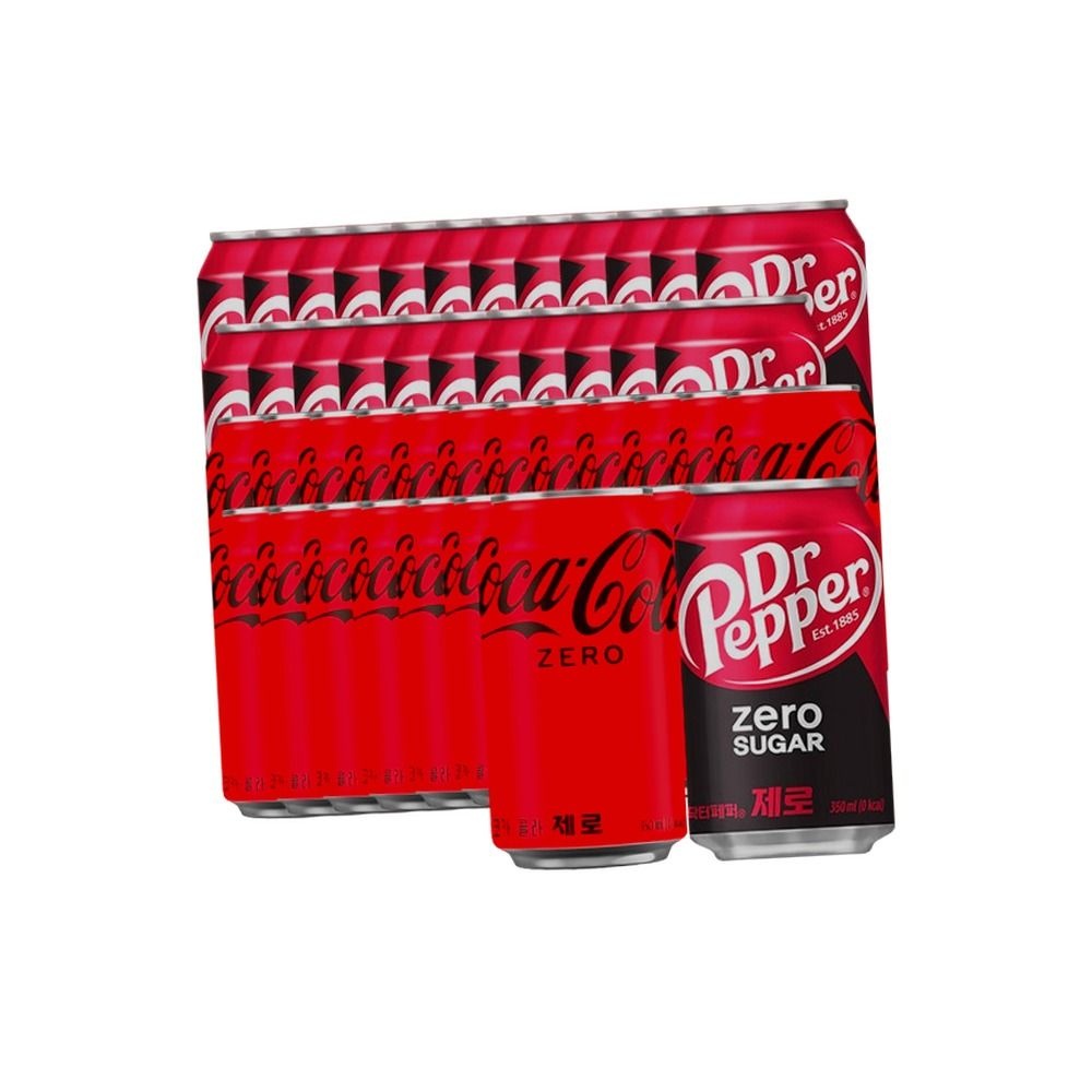 코크제로+닥터페퍼제로 350ml 48캔 각 24캔