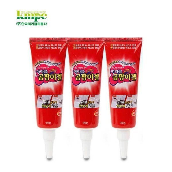 미라클 곰팡이젤 120g x 3개/욕실/화장실 실리콘 곰팡이 제거