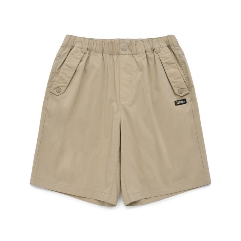 NATIONAL GEOGRAPHIC KIDS K242UHP940 면스판 5부 반바지 BEIGE 5004840355 472013