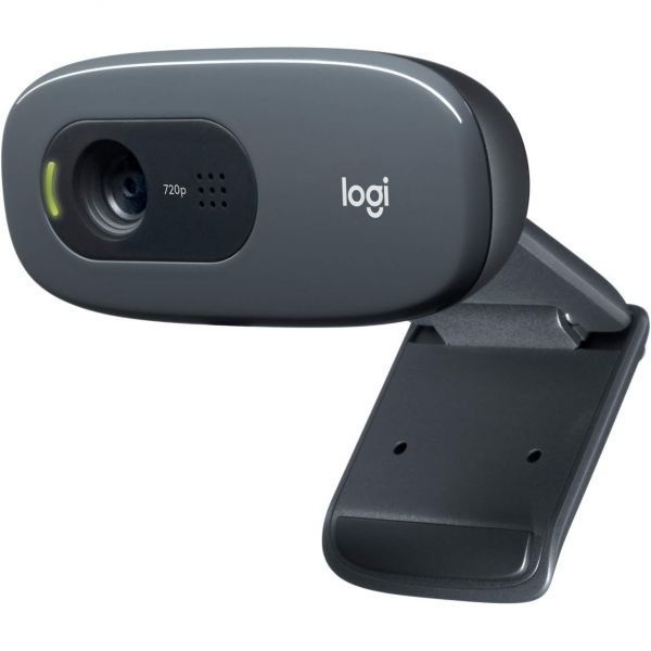 Logitech [해외] 로지텍 C270 HD 웹캠 720p 와이드스크린 영상 통화 밝기 보정 노이즈 감소 마이크 Zoom Nintendo 닌텐도 스위치 2의 새로