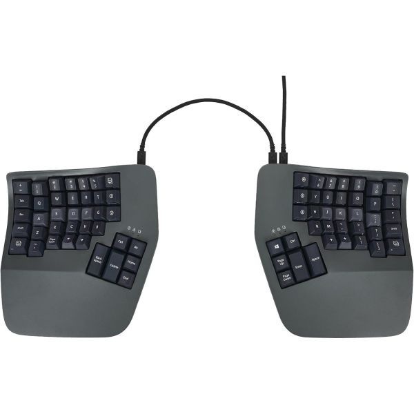 KINESIS [해외] KINESIS 키네시스 Advantage360 분할형 인체공학 키보드 USB C 저소음 기계식 스위치 완전 프로그래밍 가능 인체공학적