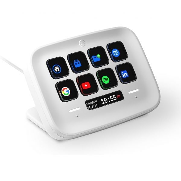Elgato [해외] Elgato 엘가토 Stream Deck Neo 8개의 사용자 지정 키 2개의 터치 포인트로 작업 워크플로우를 빠르게 처리하세요 Word Exc