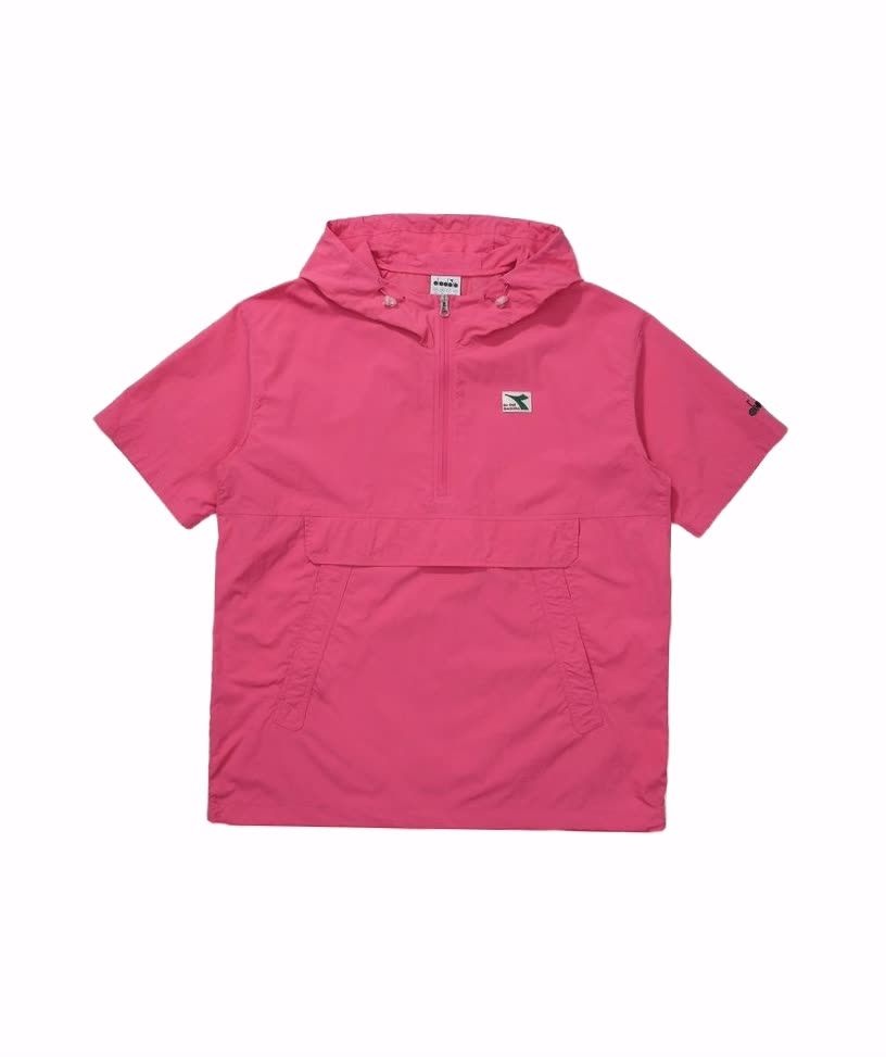 디아도라 diadora 컴피 후드 반팔 아노락 PINK D5223LWT51PKD 544935 [매장상품]