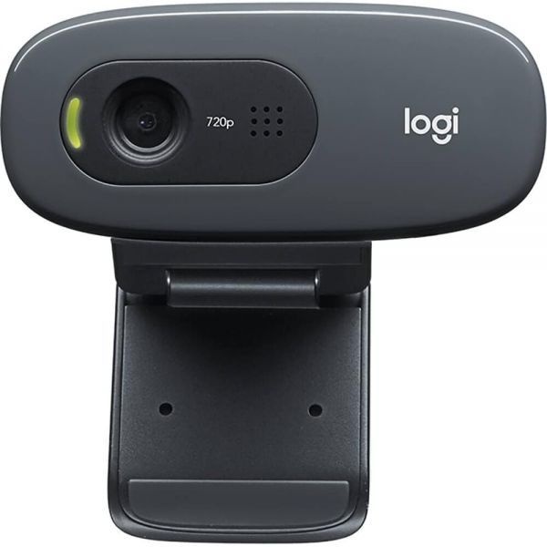 Logitech [해외] 로지텍 C270 HD 웹캠 1280 x 720 픽셀 100만 화소 블랙 235092