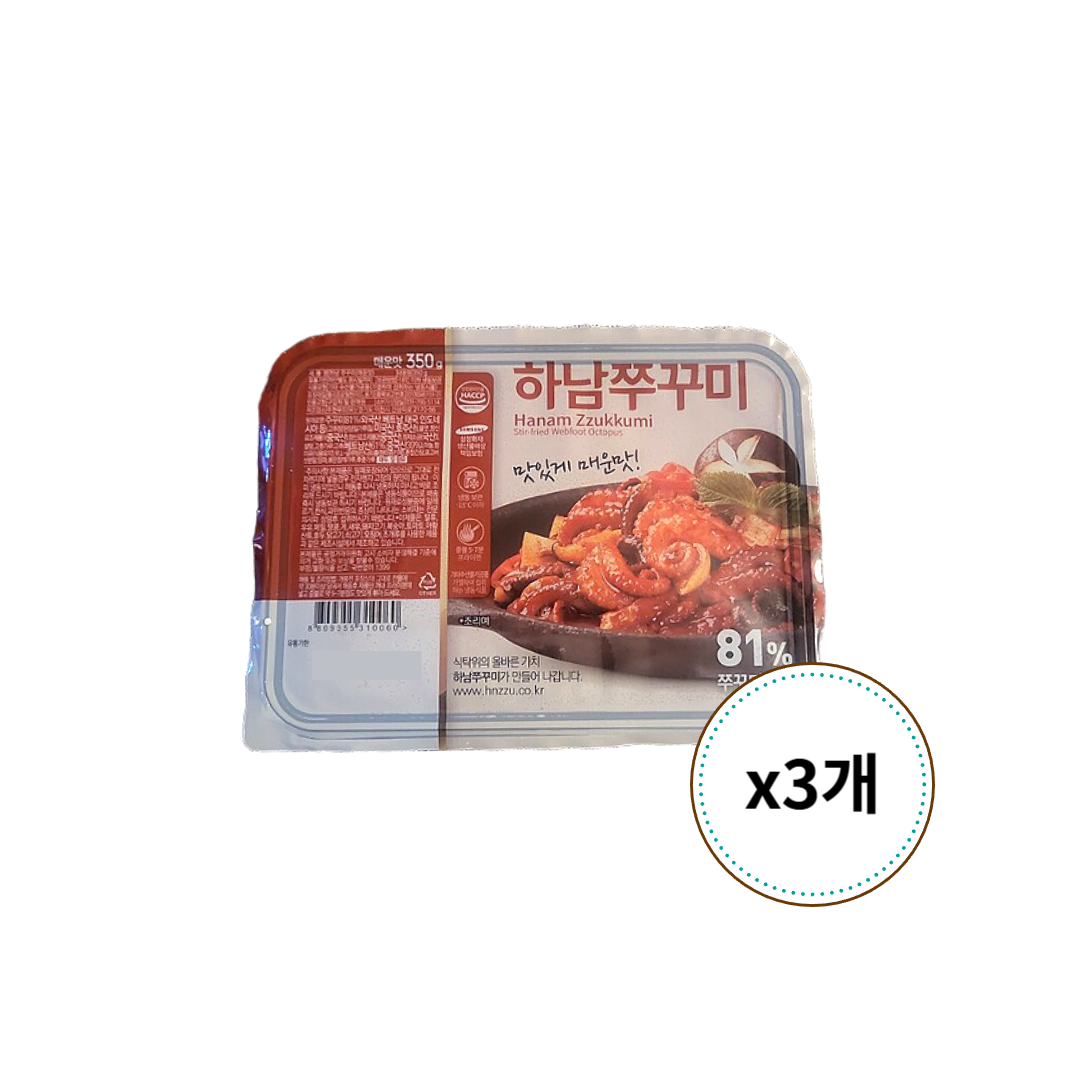 주현푸드 하남쭈꾸미 매운맛 350g x 3개