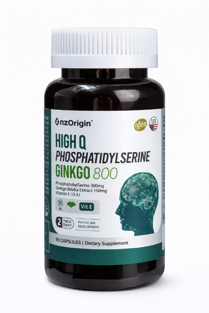 엔젯오리진 하이큐 포스파티딜세린징코800mg x 90캡슐