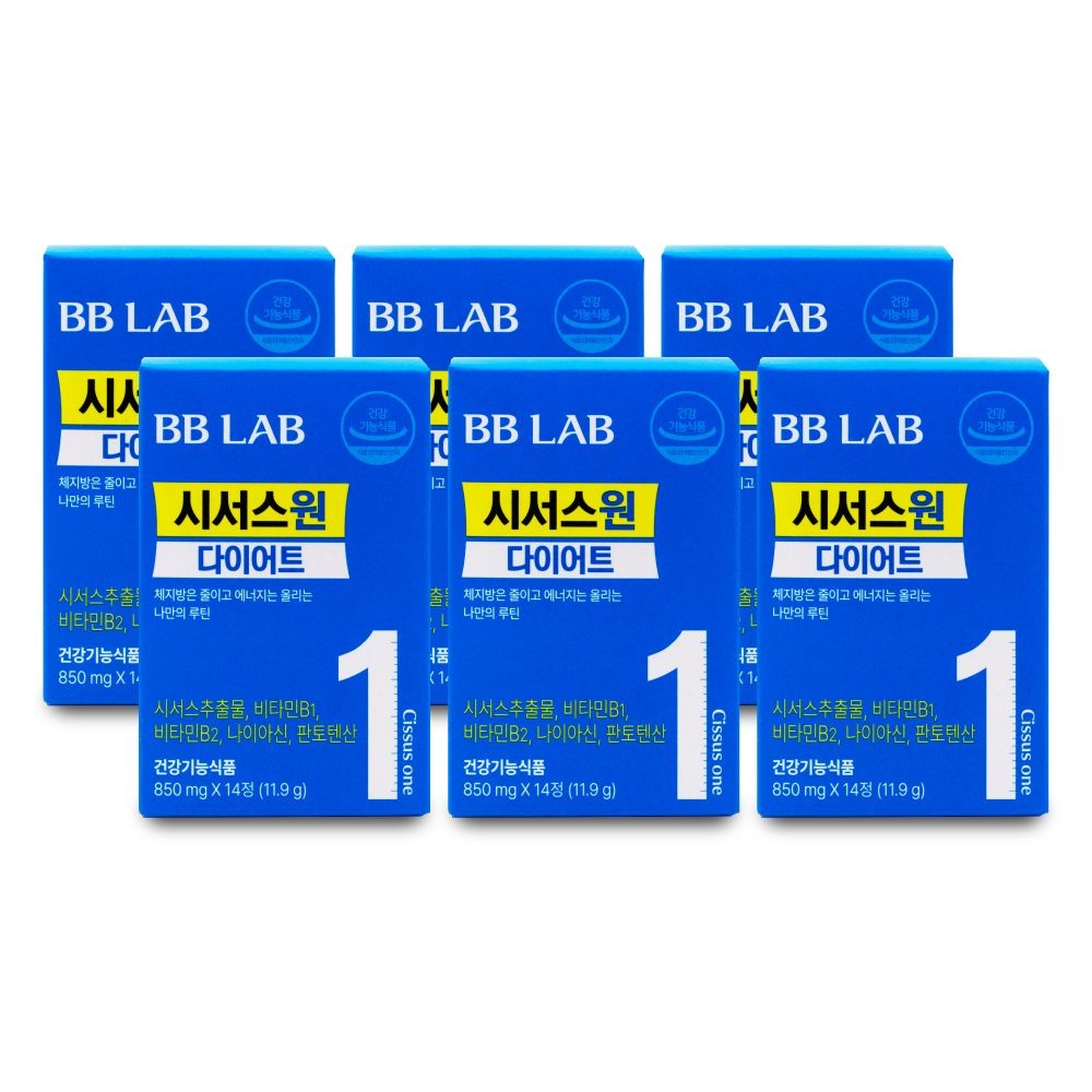 비비랩 뉴트리원 비비랩 시서스 원 다이어트 850mg x 14정 X 6박스 I
