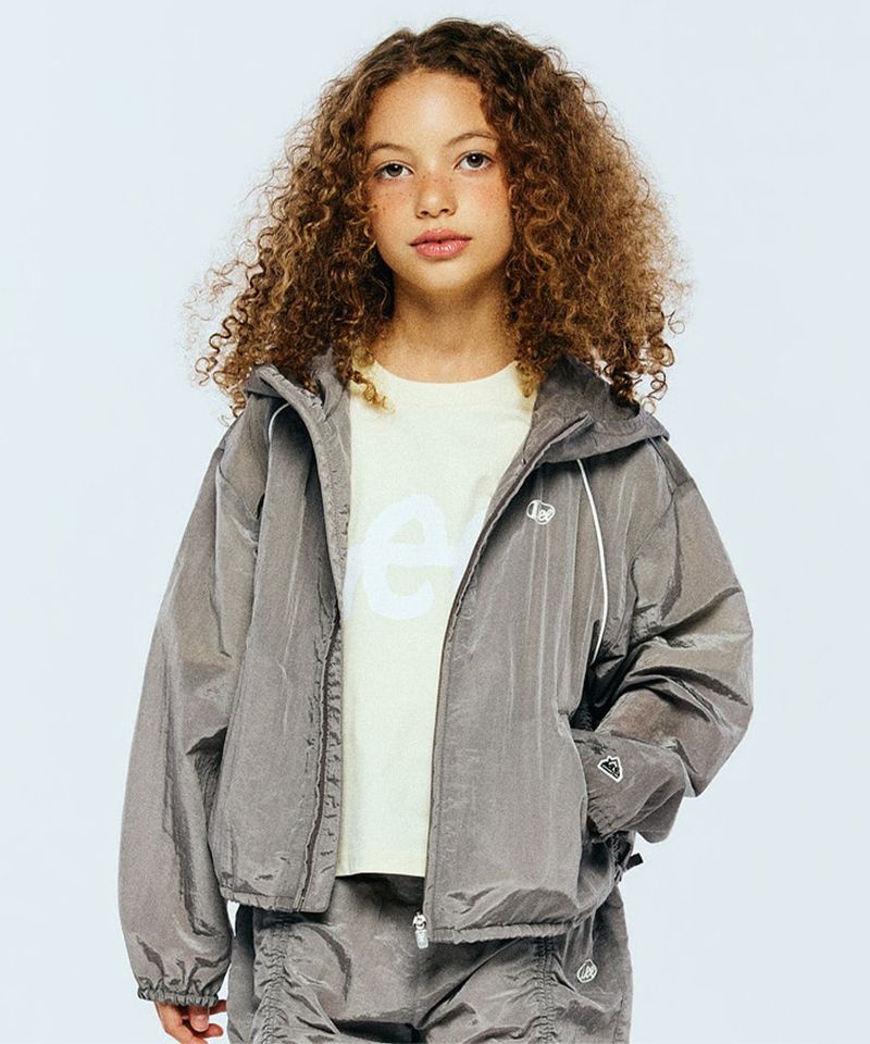 LEE KIDS LEE KIDS 홑겹 셔링 바람막이 점퍼 그레이 L케이투 K2602JU70GR 469863