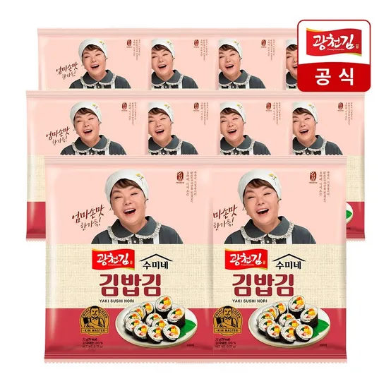 [광천김] 수미네 김밥김 22g 10봉