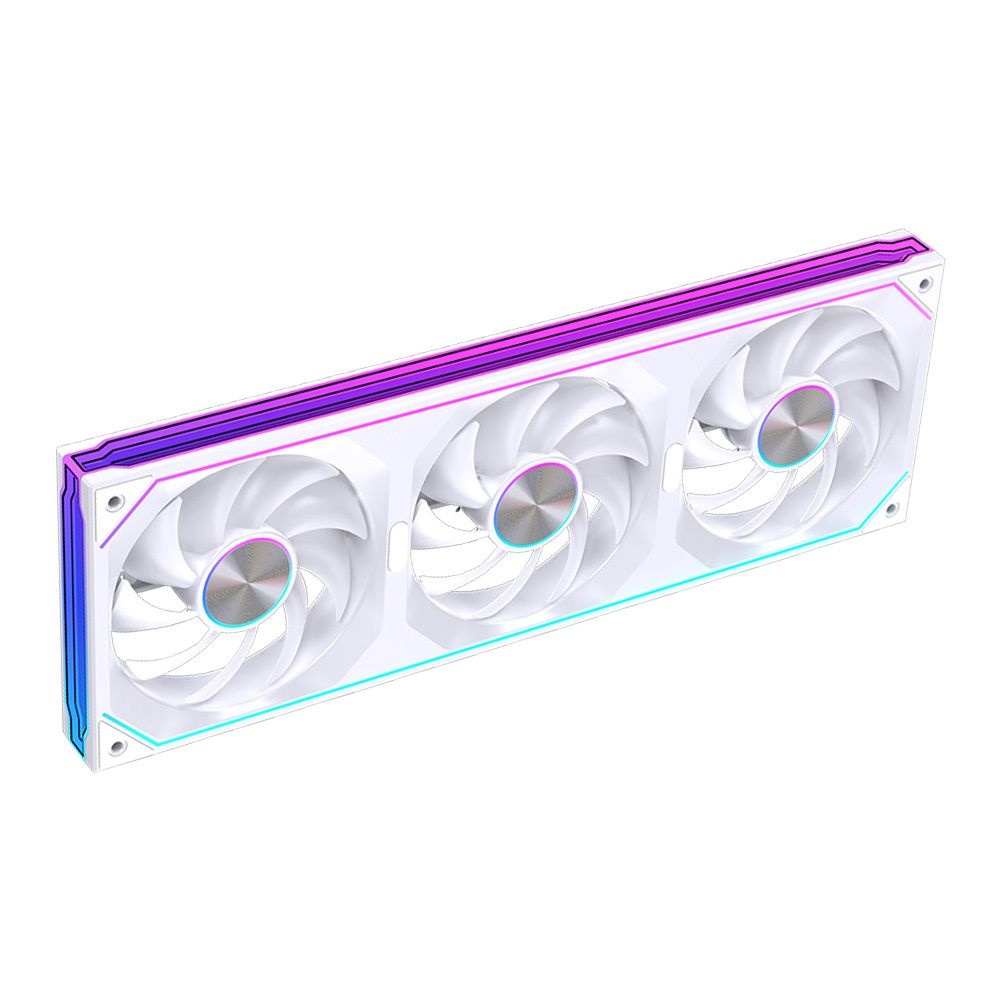 에이원아이엔티 러빙쿨 360mm 3열 일체형 케이스 쿨링팬 LGPro-360-Y 화이트