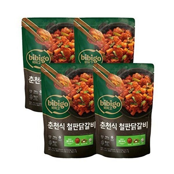 CJ제일제당 [하프클럽]비비고 춘천식 철판닭갈비700g x4개