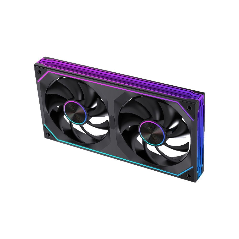 에이원아이엔티 러빙쿨 240mm 2열 일체형 PC 케이스 팬쿨러 LGPro-240-Y 블랙