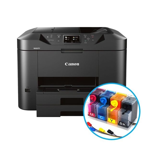 Canon 병행 MAXIFY MB2720 잉크젯복합기 잉크포함 + 휘슬러 무한공급기 840ml 4163415
