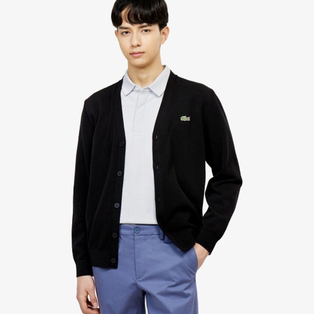 라코스테 Lacoste 라코스테 남성 피케 V넥 가디건 AH186E-56G 031
