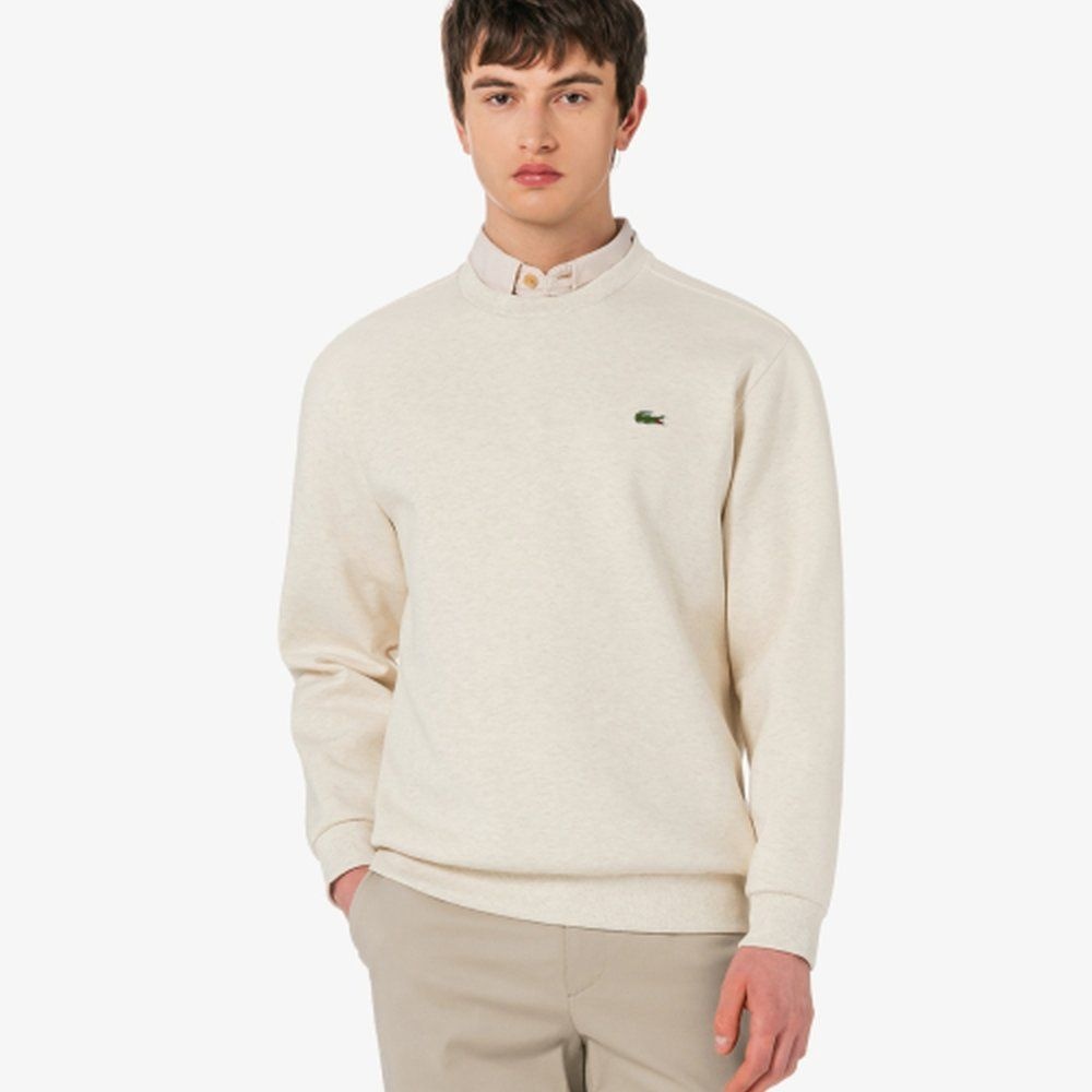 라코스테 Lacoste 라코스테 남성 더블페이스 베이직 크루넥 스웻셔츠 SH981E-56G XFJ