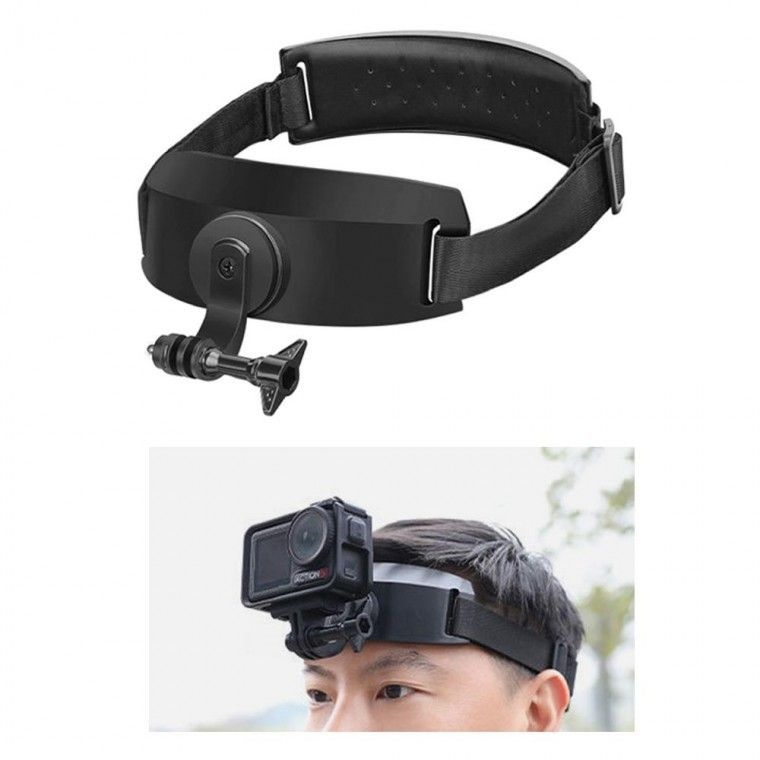 액션캠 헤드 마운트 쿠션내장 밴드 머리 헬멧 착용 핸즈프리 1인칭 촬영 거치대 고프로 오즈모 핫굿
