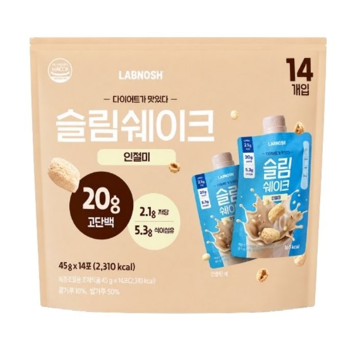 랩노쉬 슬림쉐이크 인절미 45g x 14개 코스트코