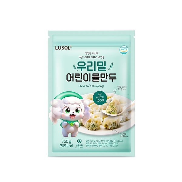 루솔 [보리보리]우리밀 어린이물만두 2봉