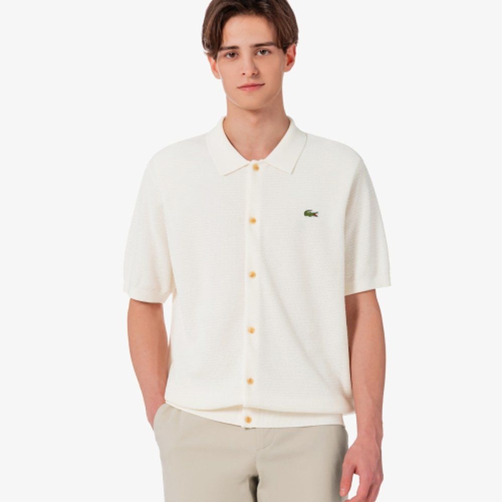라코스테 Lacoste 라코스테 남성 스카시 반팔 가디건 AH457E-56G XFJ
