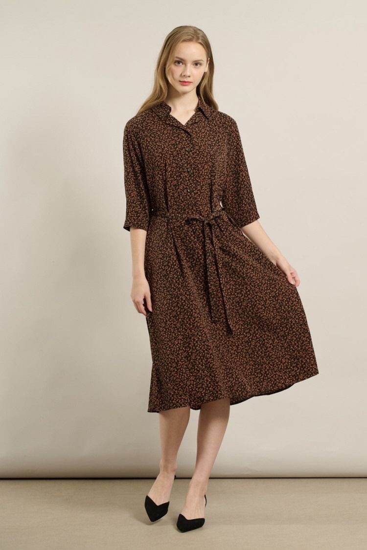 BCBG [모다아울렛][BCBG][올앤선드리] 스타플라워 원피스 A5F8O625_DG 대구점