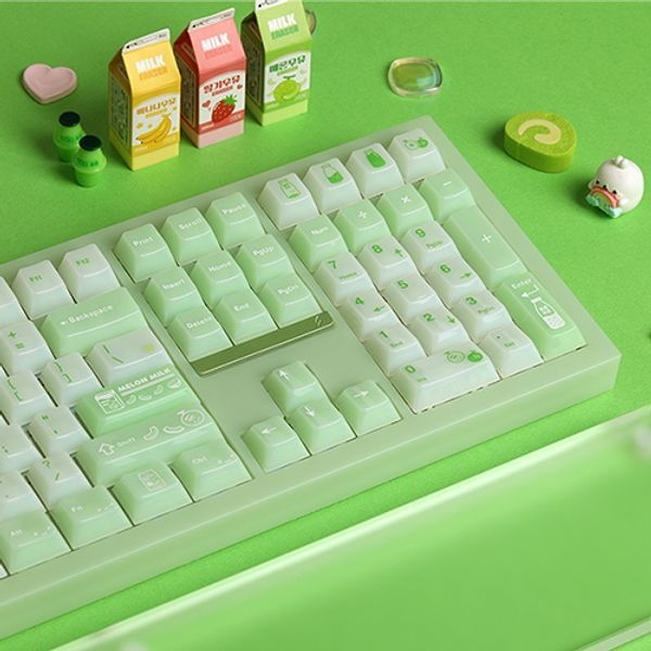 주식회사 에스피앰 SPM PL108W 아라 메론우유 기계식 키보드