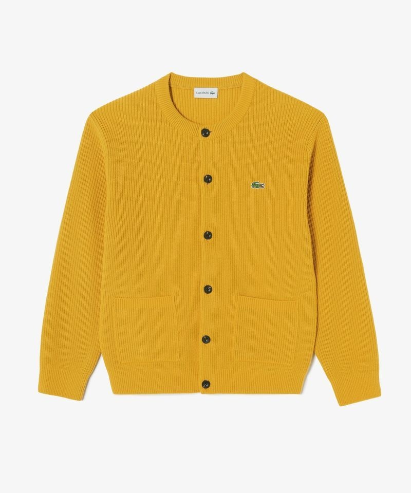 라코스테 LACOSTE 남성 방모 C넥 가디건 AH603E-56N 5AI
