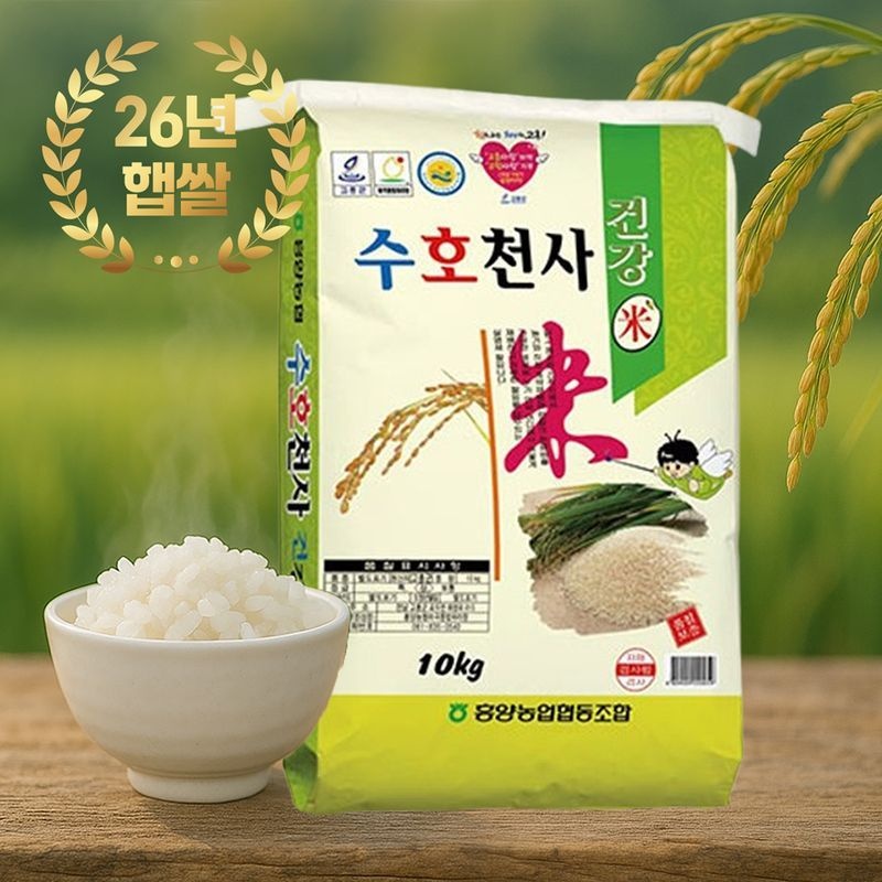 감동 흥양농협 26년 햅쌀 수호천사 건강미 10kg