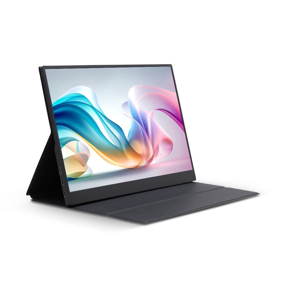 카멜 포터블 FHD 터치 휴대용모니터 CPM1530IT 38~40cm(15인치), 블랙