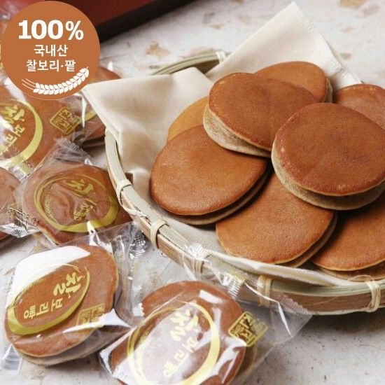 명가일품 [보리가득] 국내산 찰보리빵 30개입 (개당25g)