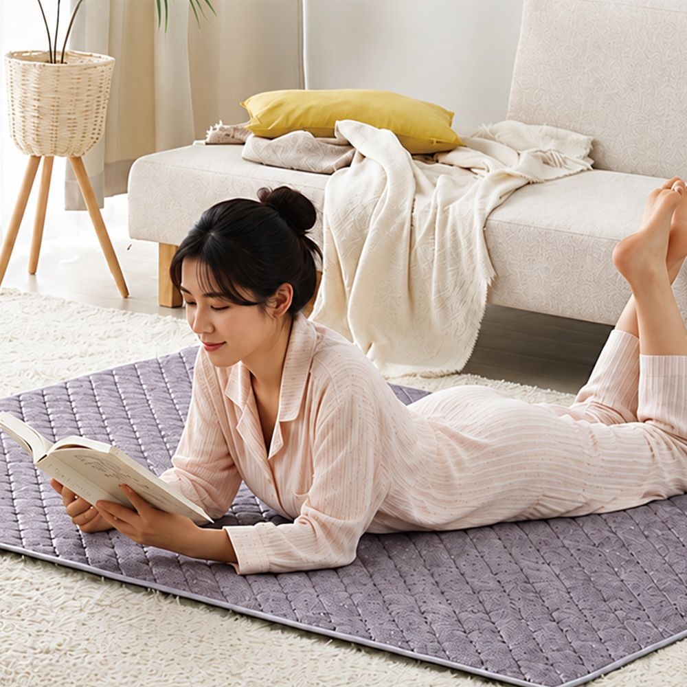 한일의료기 탄소매트 국산 카본 전기요 1인용 침대 거실 싱글 전자파없는 전기매트 온열 S2
