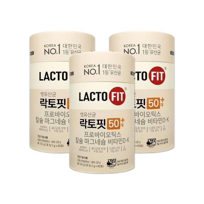 종근당건강 락토핏 생유산균 50대 2g 60포 3개/mjc