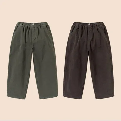 26FW 기모 우븐 커브드 팬츠 2종 택1