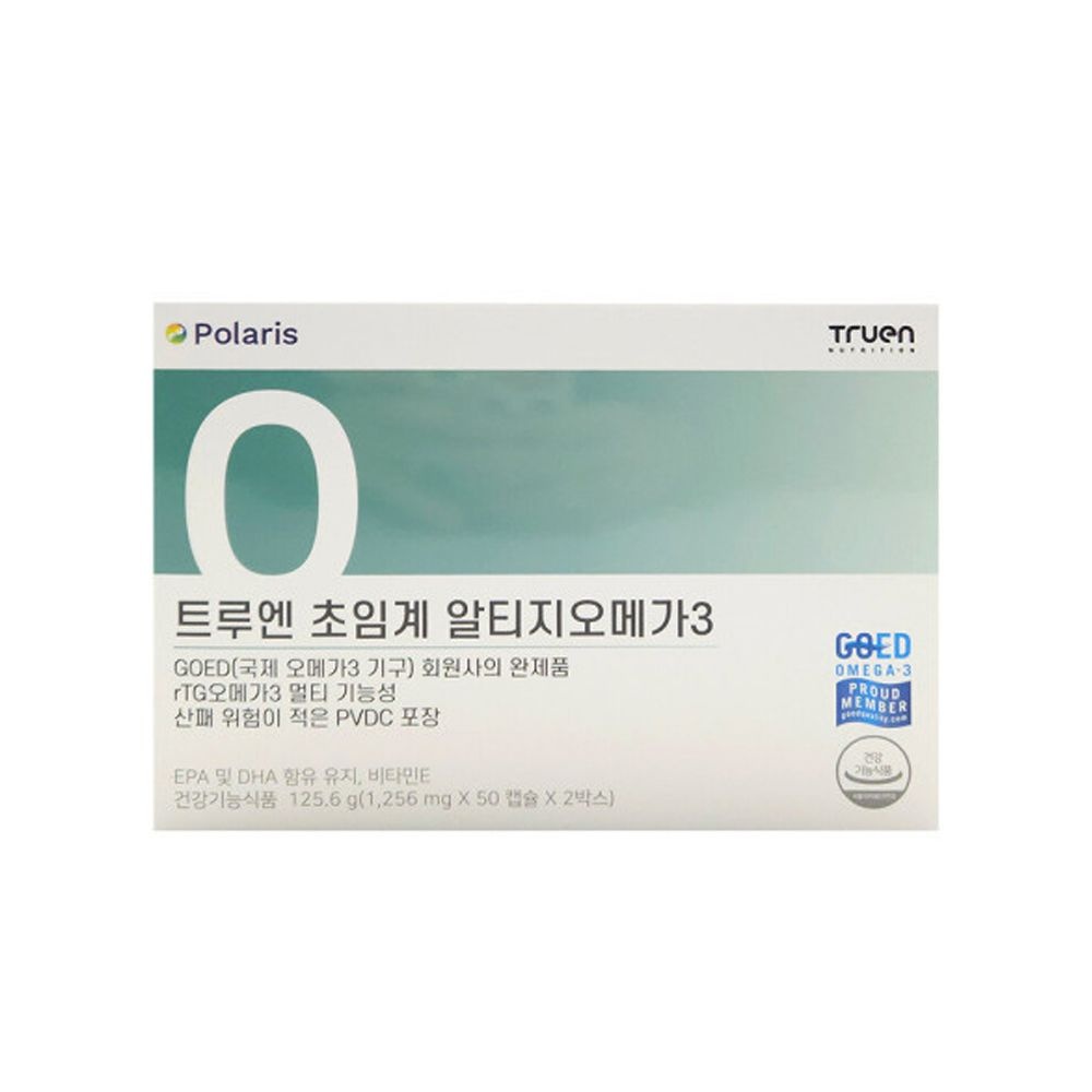 트루엔 초임계 알티지오메가3 1256mg x 100캡슐 1개