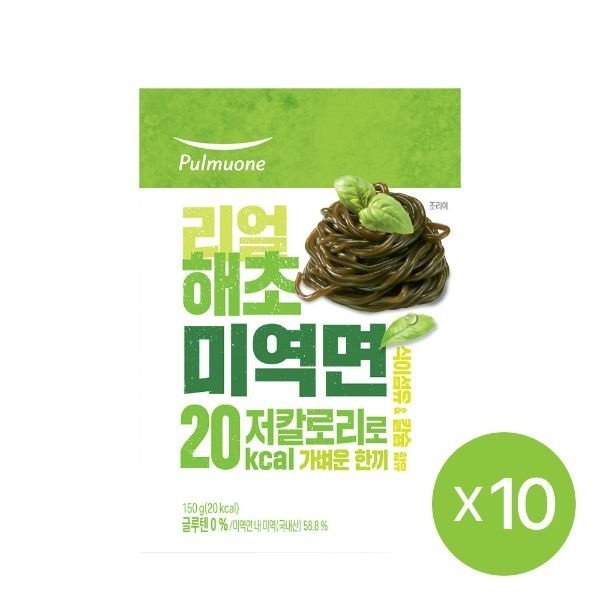 풀무원 리얼해초 미역면 10봉 (150gx10)